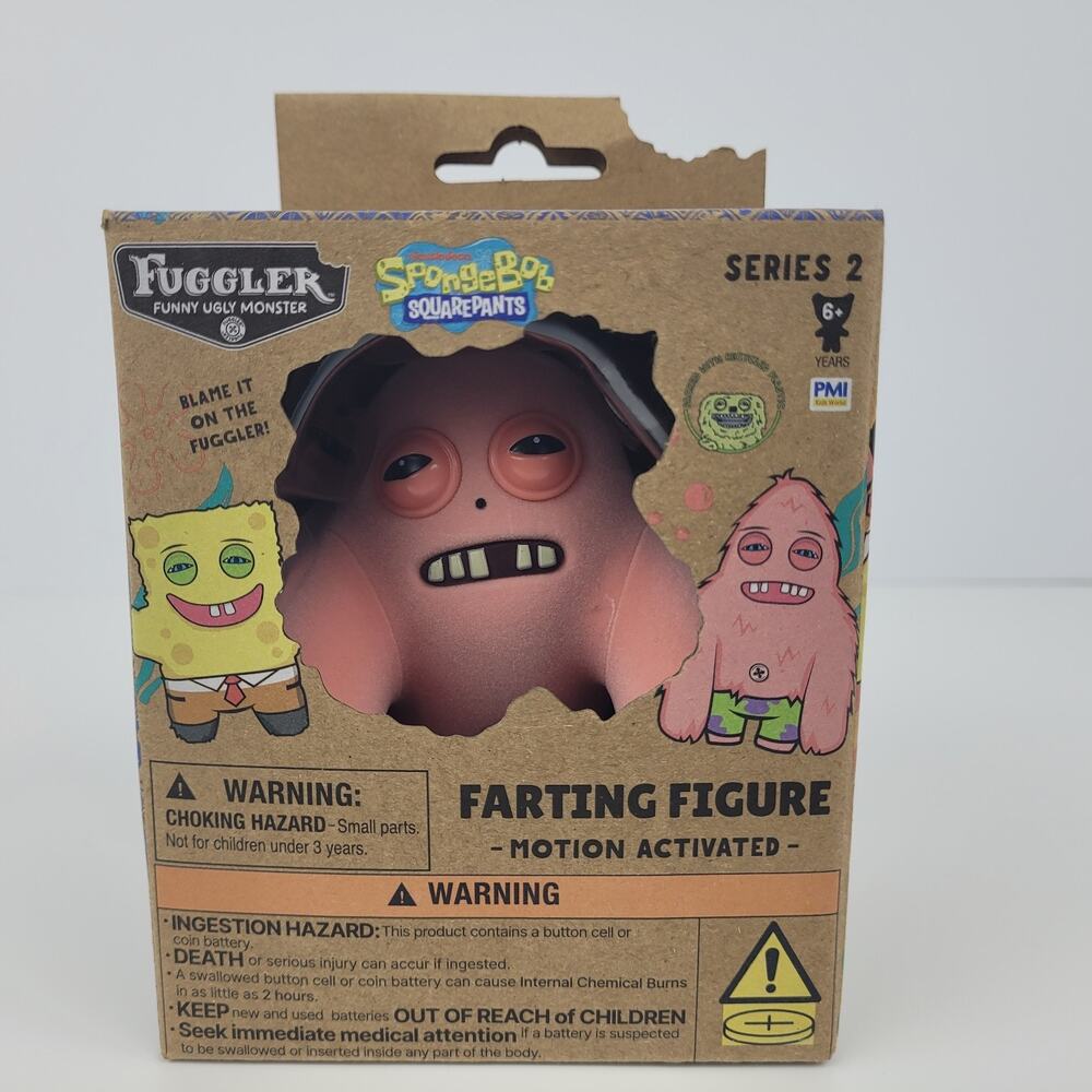Spin Master Fuggler Spongebob Squarepants Farting Figure 3.5in Series 2